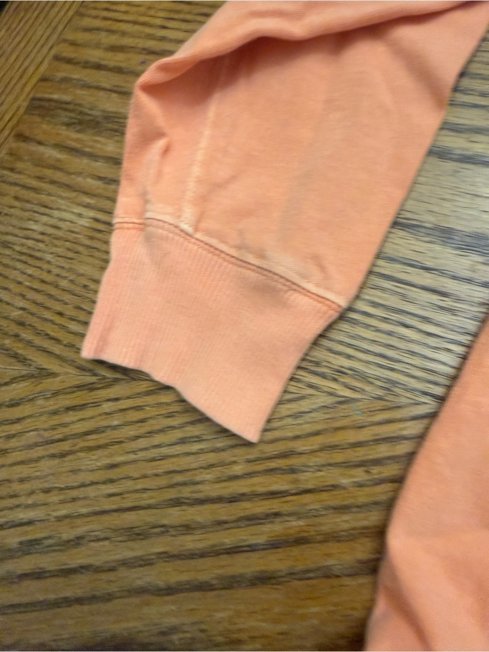 New with Tags Old Navy Peach Long-Sleeve T-Shirt Dress - Picture 3 of 7